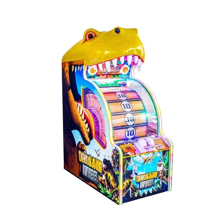 Redemption Ticket Arcade Indoor Amusement Machine Lucky Wheel Machine Dinosaur Wheel Machine