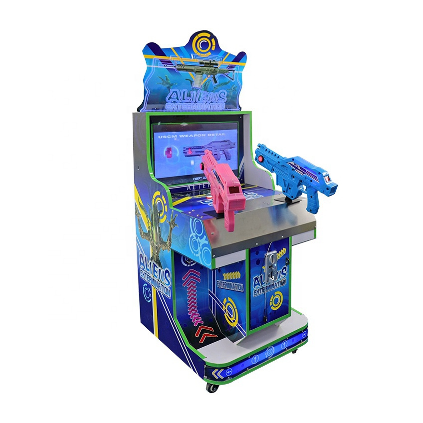 Sell like hot cakes Kids arcade machine 22 LCD Mini Aliens extermination Kids Paradise Shooting Arcade Kids arcade machine