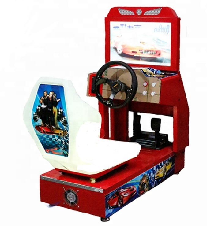 Best selling Coin Operated Kids Racing Car Game Machine Outrun Arcade Amusement Games Kids Game Machine Mall Kids arcade machine