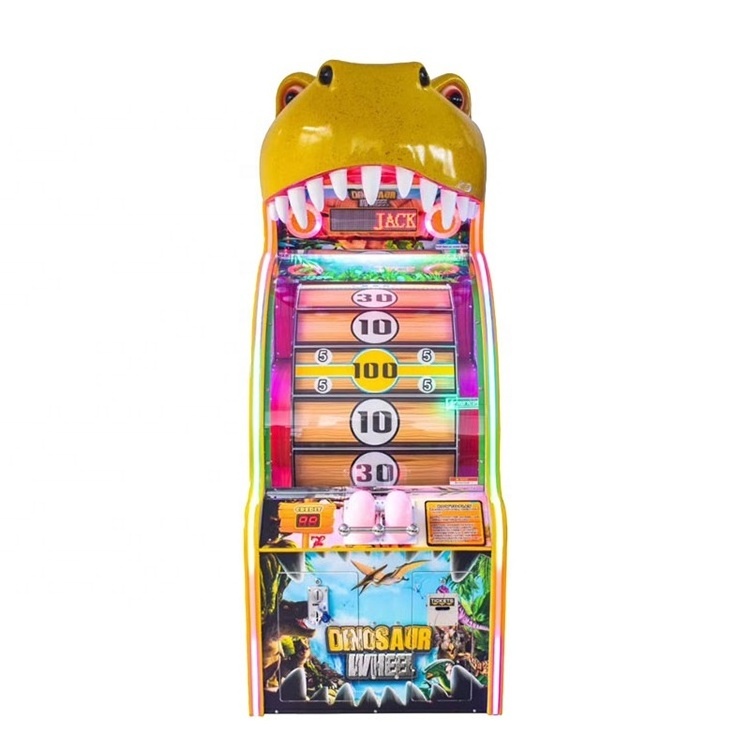 Redemption Ticket Arcade Indoor Amusement Machine Lucky Wheel Machine Dinosaur Wheel Machine