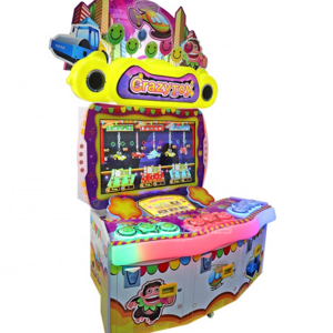 Crazy Toy 3 Players Coin Operated Ticket Lottery Game Machine  Arcade Video Game Machine