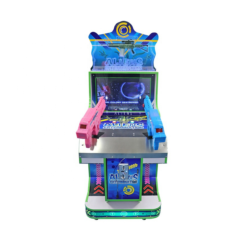 Sell like hot cakes Kids arcade machine 22 LCD Mini Aliens extermination Kids Paradise Shooting Arcade Kids arcade machine