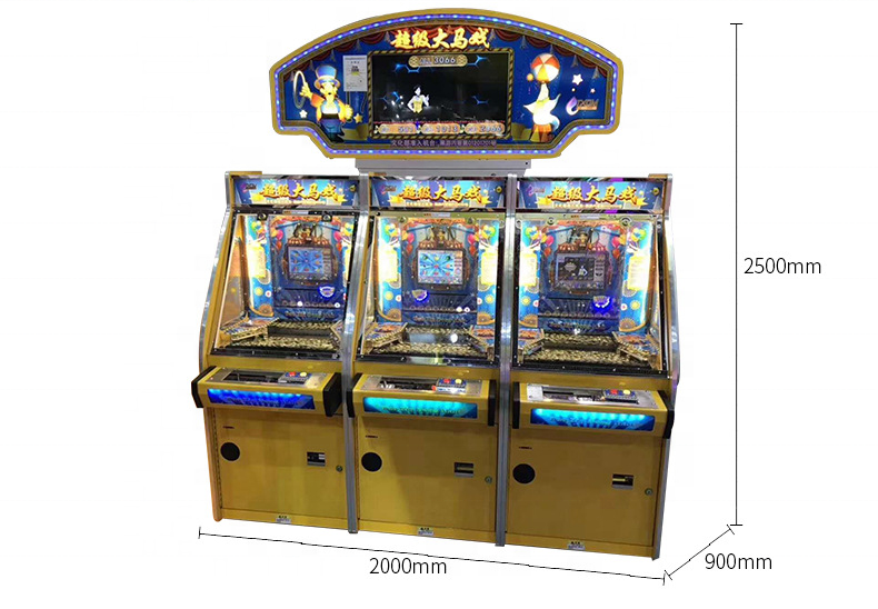 Crazy Circus Amusement Arcade Ticket Lottery Redemption Coin Pusher Game Machine