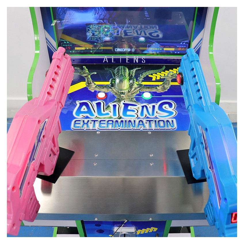 Sell like hot cakes Kids arcade machine 22 LCD Mini Aliens extermination Kids Paradise Shooting Arcade Kids arcade machine