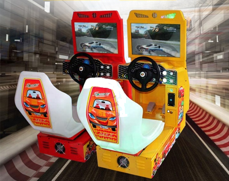 Best selling Coin Operated Kids Racing Car Game Machine Outrun Arcade Amusement Games Kids Game Machine Mall Kids arcade machine