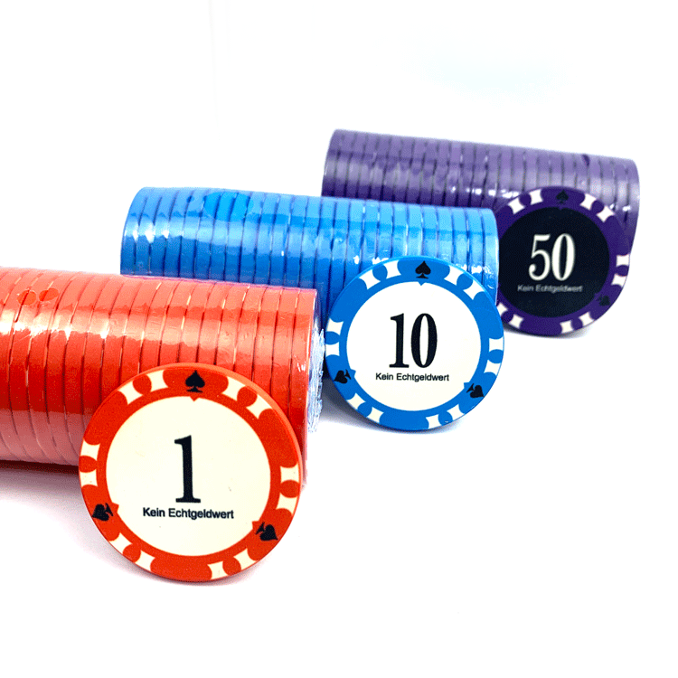 Wholesale Bulk No Minimum Order Custom Logo Colorful Ceramic Jetton Clay Poker Chips