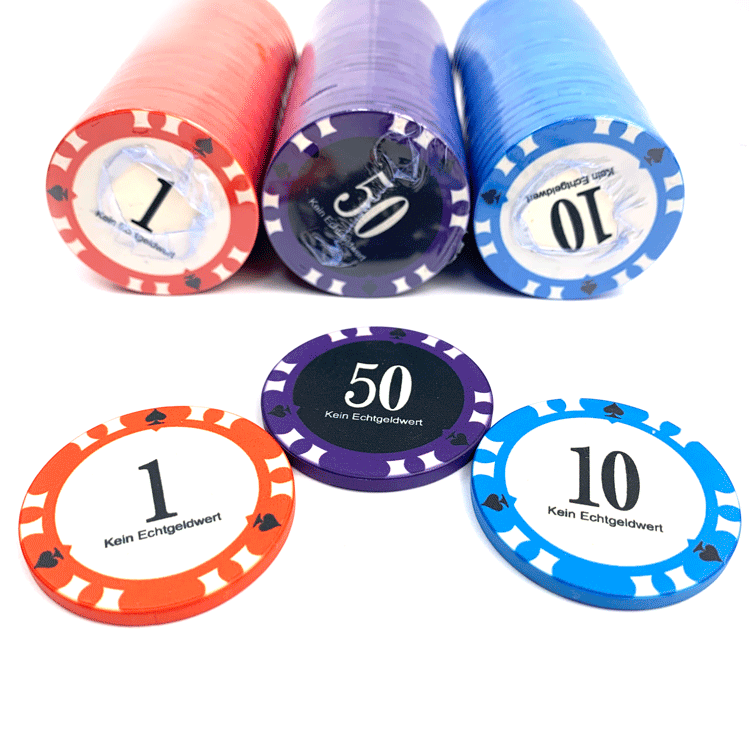 Wholesale Bulk No Minimum Order Custom Logo Colorful Ceramic Jetton Clay Poker Chips