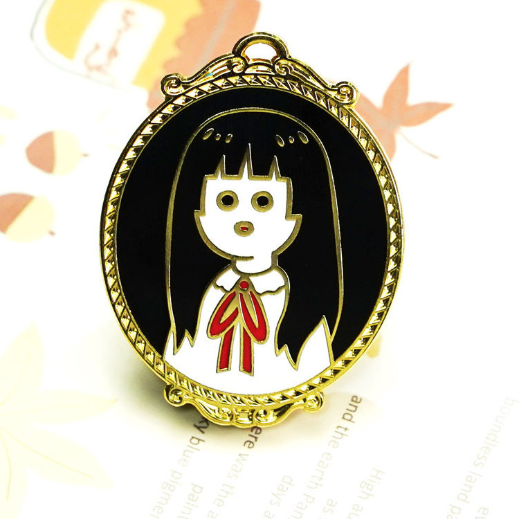 Vast Gifts Custom Anime Character Metal Badge Hard Soft Enamel Cartoon Shape Lapel Pin with Backing Cards