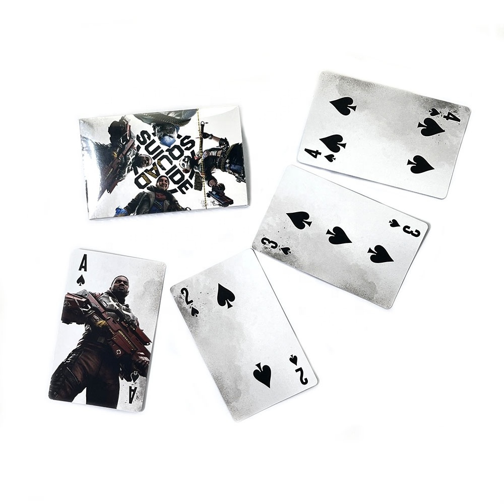 Vastgifts Factory Wholesale Customization Printing Logo Poker Playing Deck Card Game Card with Color Box