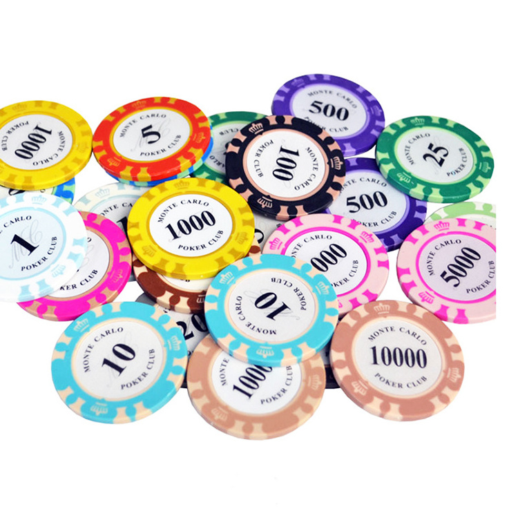 Manufacturer Wholesale Professional Poker Chips 14g Poker Chip Sets Custom Ceramic Poker Chips With Custom Logo