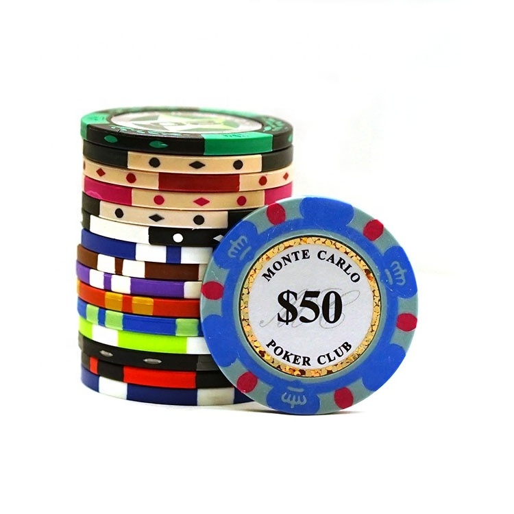 VastGifts Manufacturer High Quality Whole Sale Custom Print Logo Clay Poker Chips Jetton Colorful Sticker