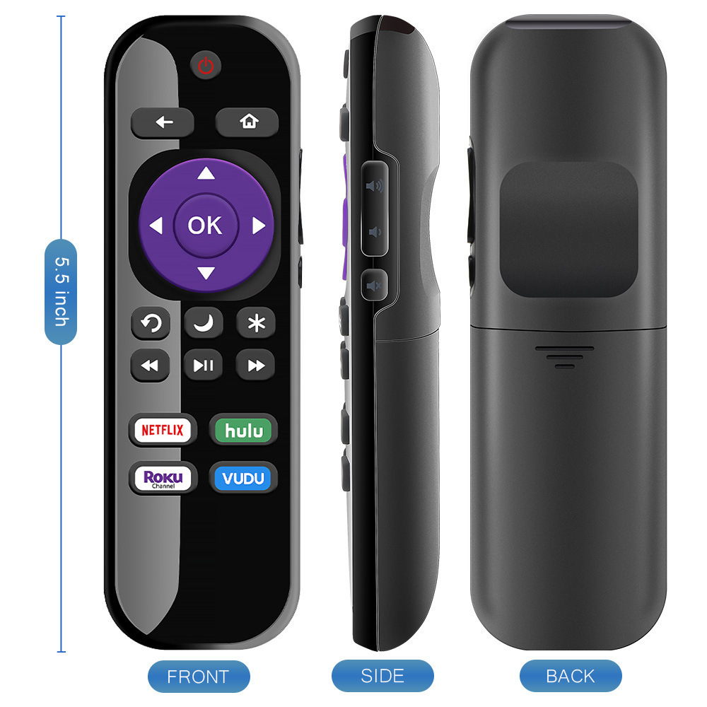 RC280 RC282 Remote Control for All Roku Hisense Philips Sharp Onn Smart TVs TV Remote