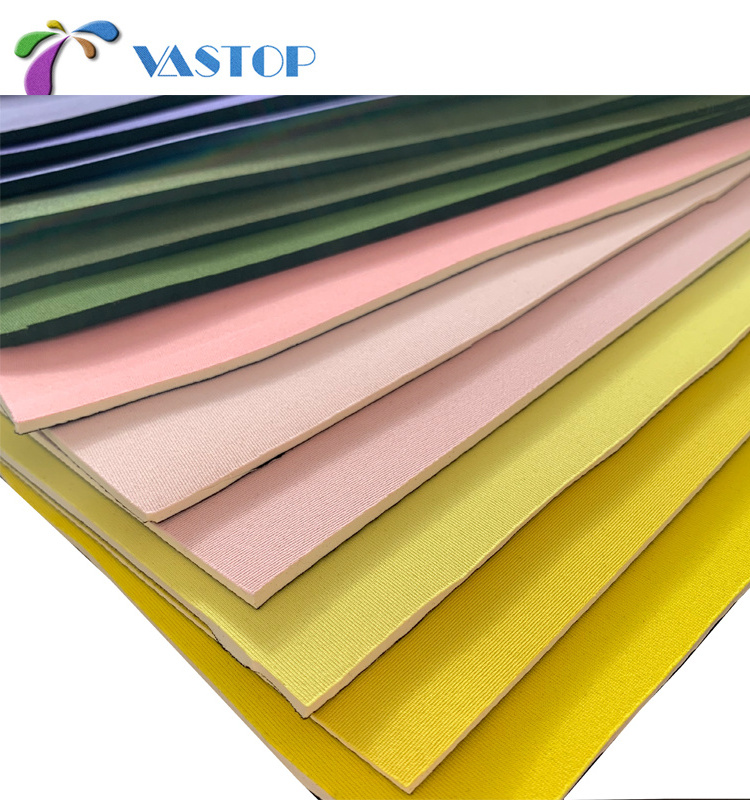 High quality factory price neoprene rubber fabric roll colored rubber sheets