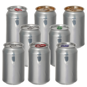 Wholesale 330ml 12oz Empty Aluminium Soda Pop Can With Easy Open End Lid