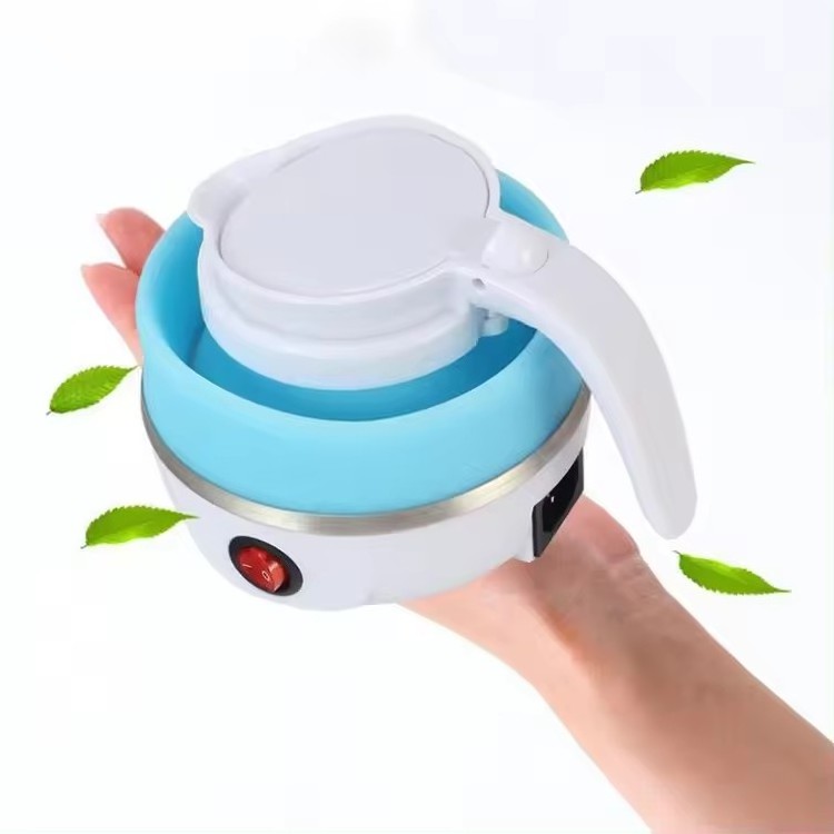 Portable Travel Water Kettles Coffee Silicone Foldable Water Heater Jug Collapsible Mini Electric Compact Kettle For Outdoor