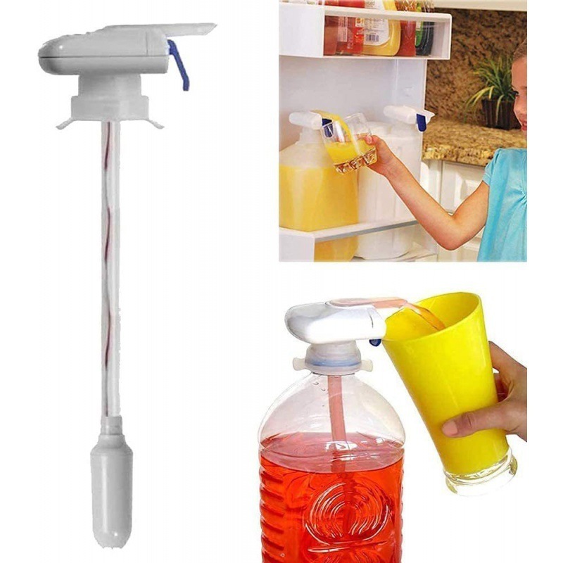 Electric Beverage Suction Tap White Dispenser Pump Automatic Soft Water Dispenser Juicer Milk Beverage Drink Dispenser