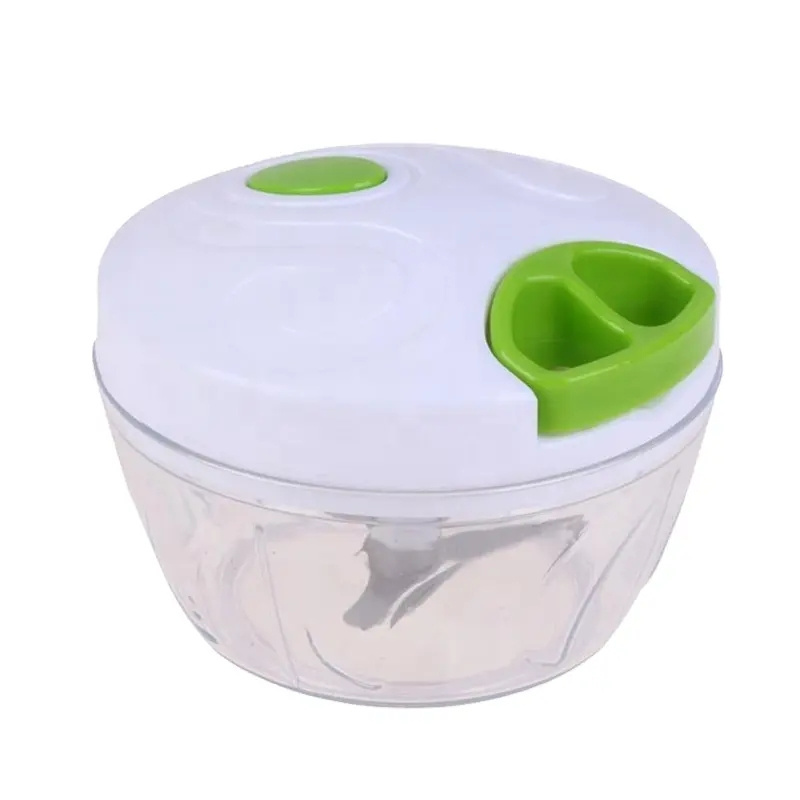 Manual Food Chopper, Compact & Powerful Hand Held Vegetable Chopper Blender to Chop Fruits Vegetables Cutter