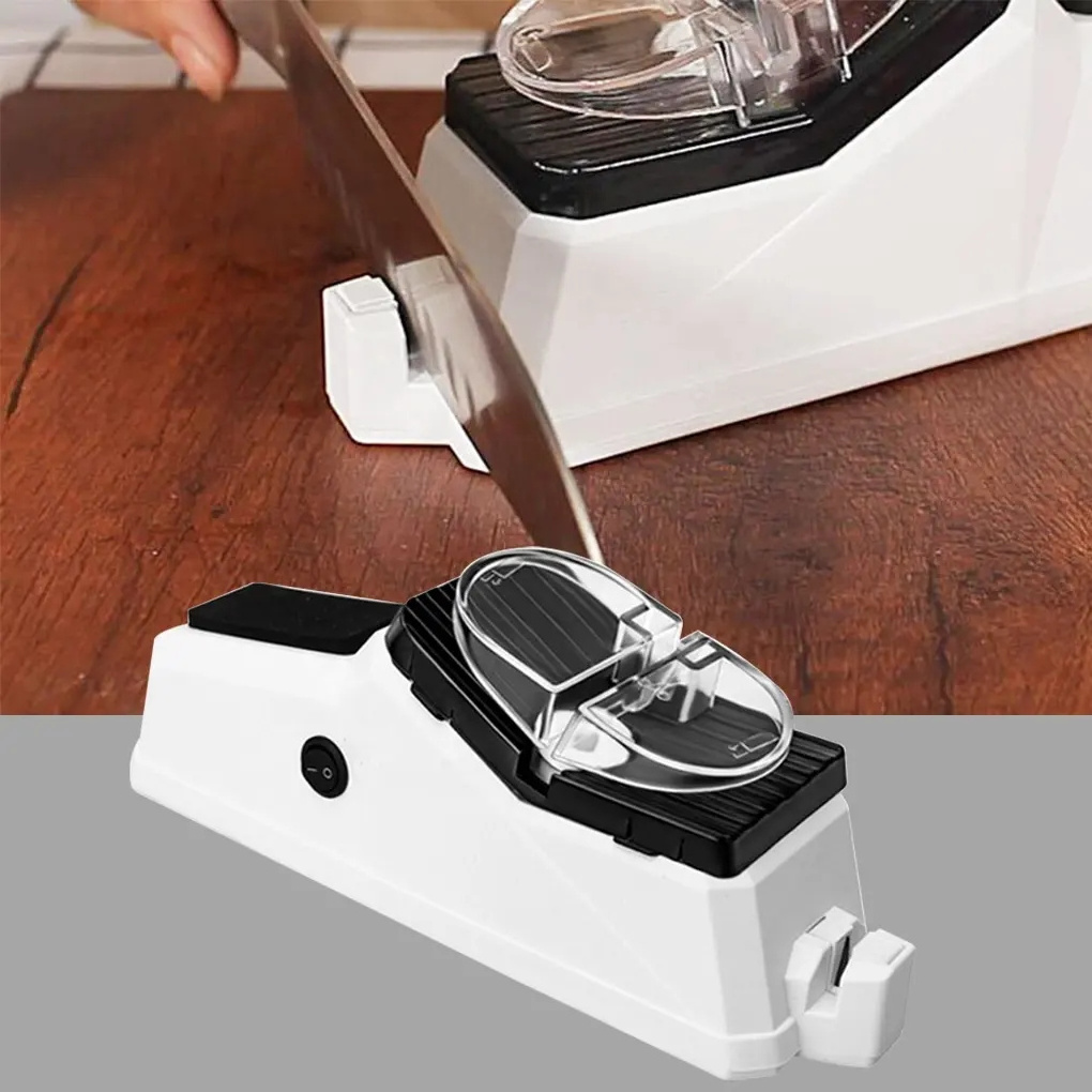 In Stock Muti-function Angle 7 In 1 Safety Professional Motorized Kitchen Tool Usb Electric Knife Sharpener