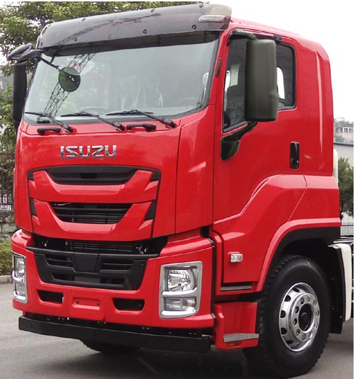 Popular Japan ISUZU 8*4 Van Transporter Chassis High Quality 40 tons 460HP transport truck Chassis For Sale