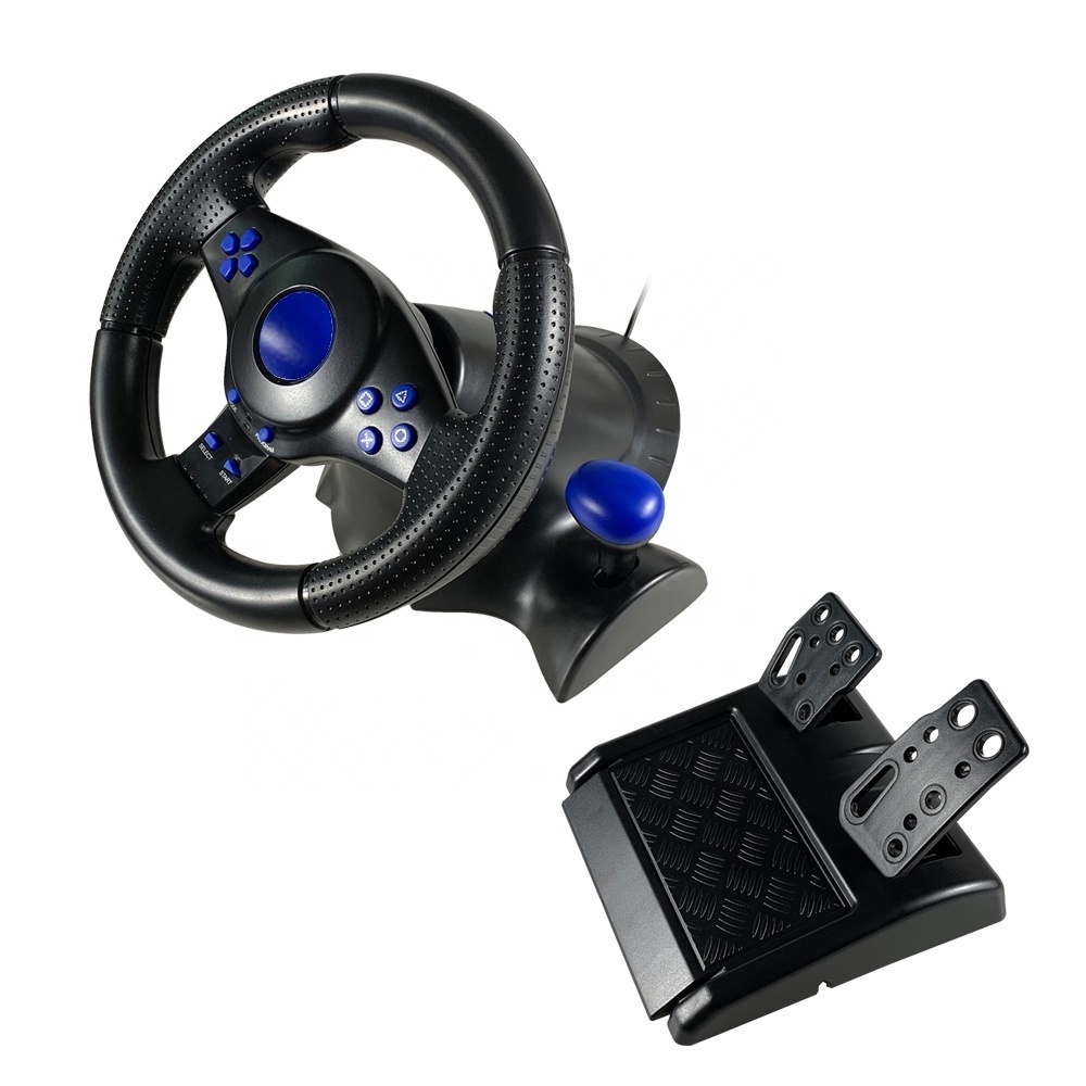 Manufacturer Doubleshock Controller Game Steering Wheel Racing Wheel  for P4/P3/PC 360/Android/Switch/PC 7in1