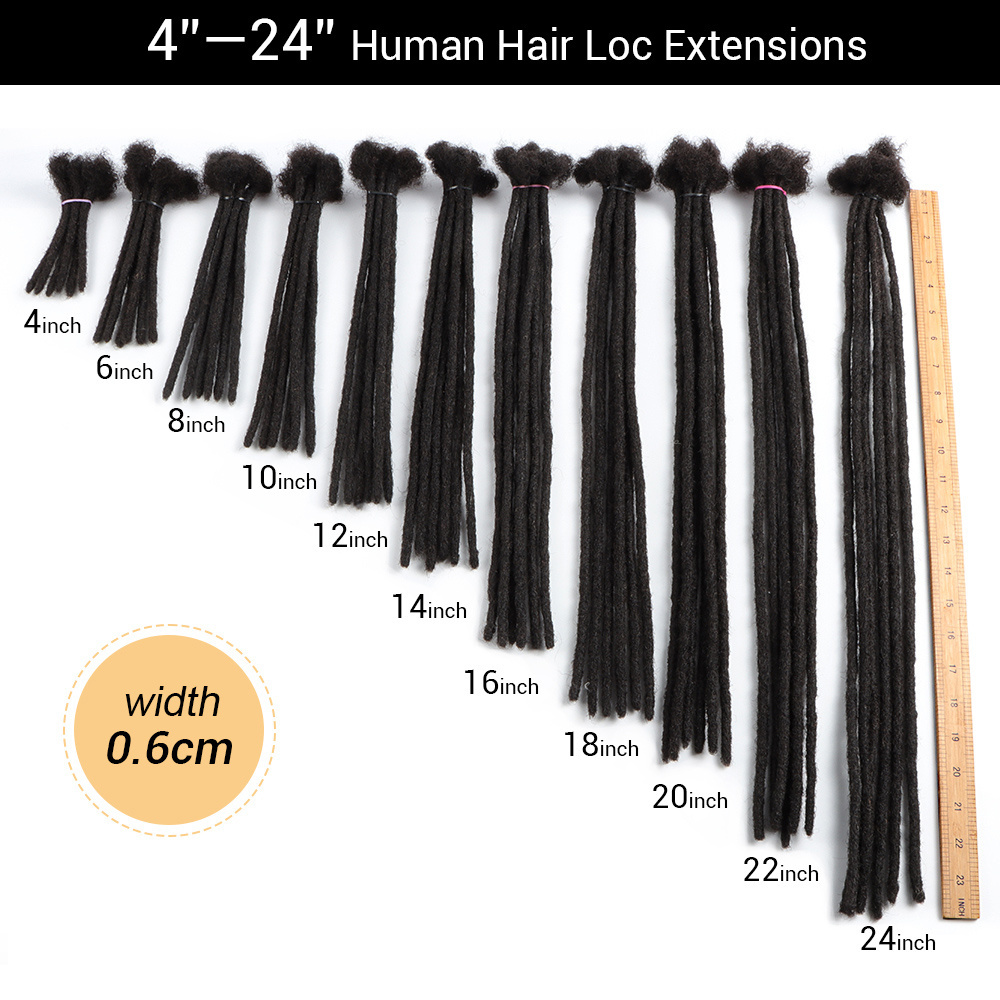 Vastdreads natural dreads locks loc hair extension 18 inch natural locks handmade dread lock hair extension dreadlocks