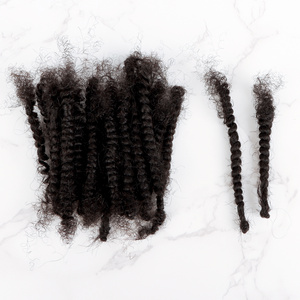 VAST Human Dreadlocks Extensions 4b 4c Virgin Hair Bulk Afro Braiding Human Loc Extensions Human Hair Bulk