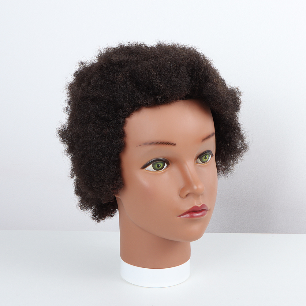 Vast wholesale mannequin head with afro hair teaching mannequin head hair black afro head training mannequin for practice