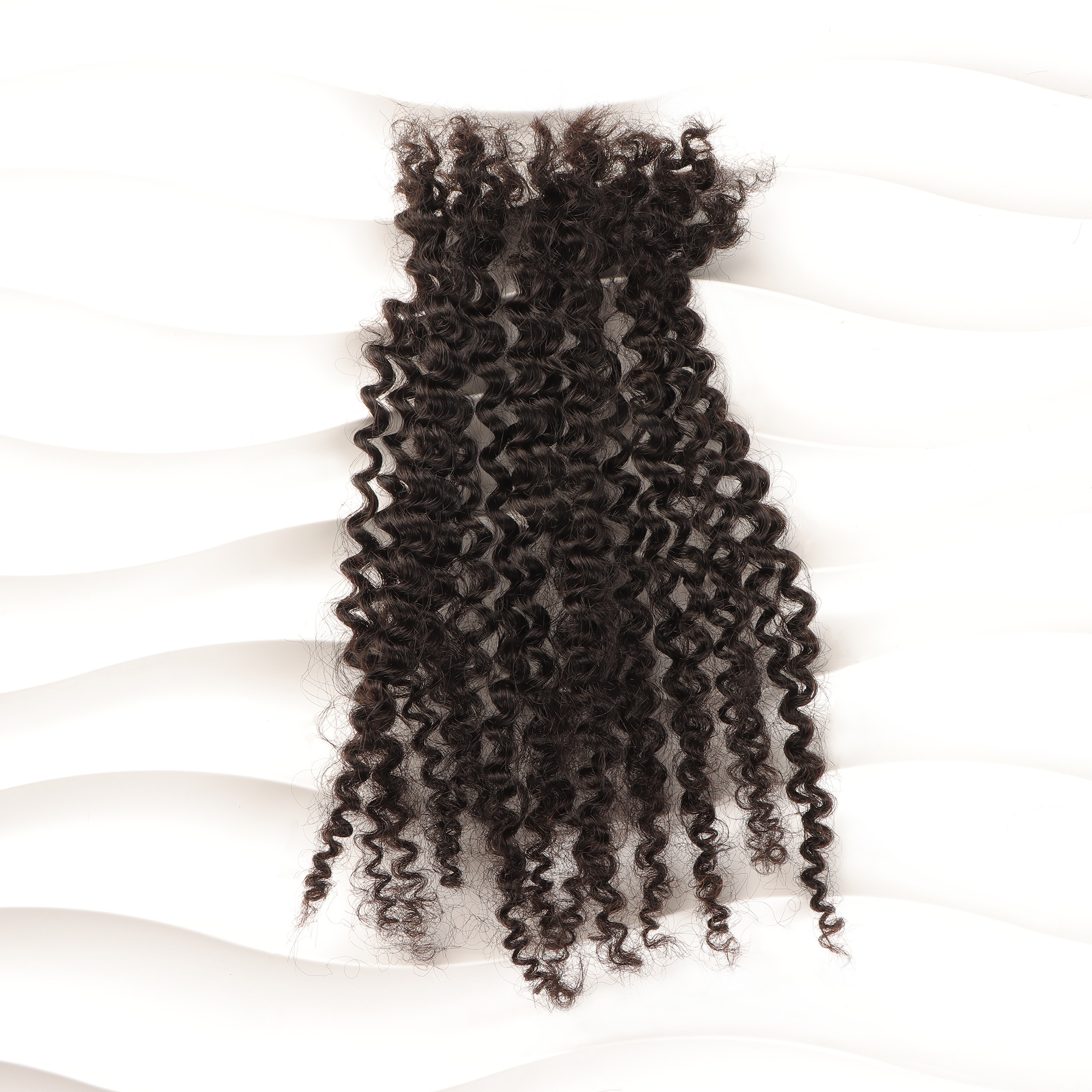 VAST Cheap Brazilian Afro Bulk Hair For Braids 4B 4C Kinky Curly Hair Extensions Human Braiding Hair Deep Wave