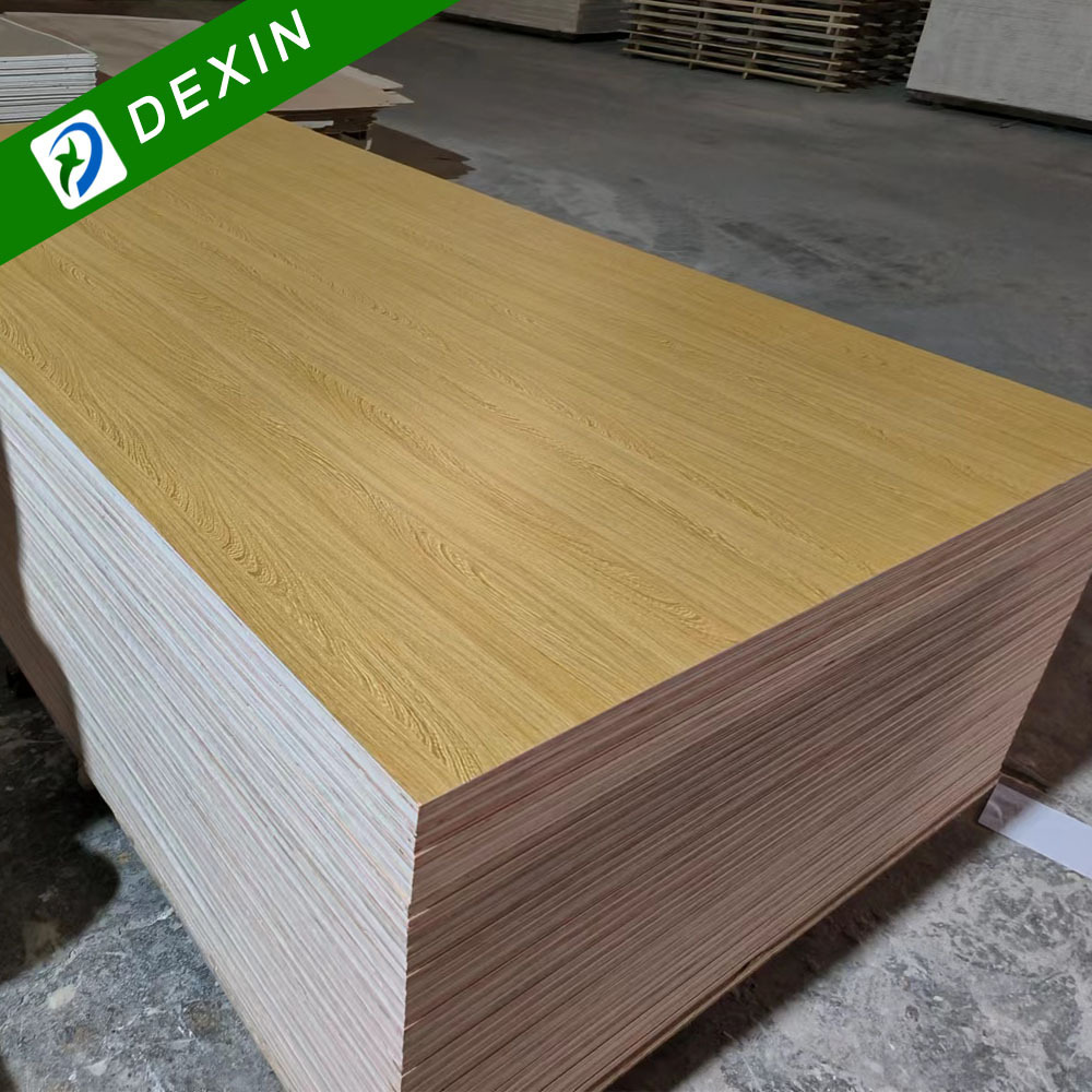 Popular Design 4x8 Double Face Laminated Waterproof Marine Plywood 18mm Melamine Plywood Sheet for Furniture