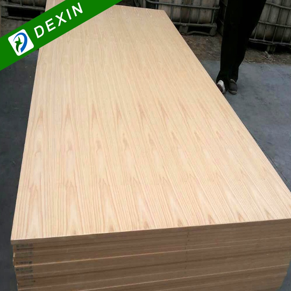 Natural or Recon Veneer Faced MDF or Particle Board for Decoration