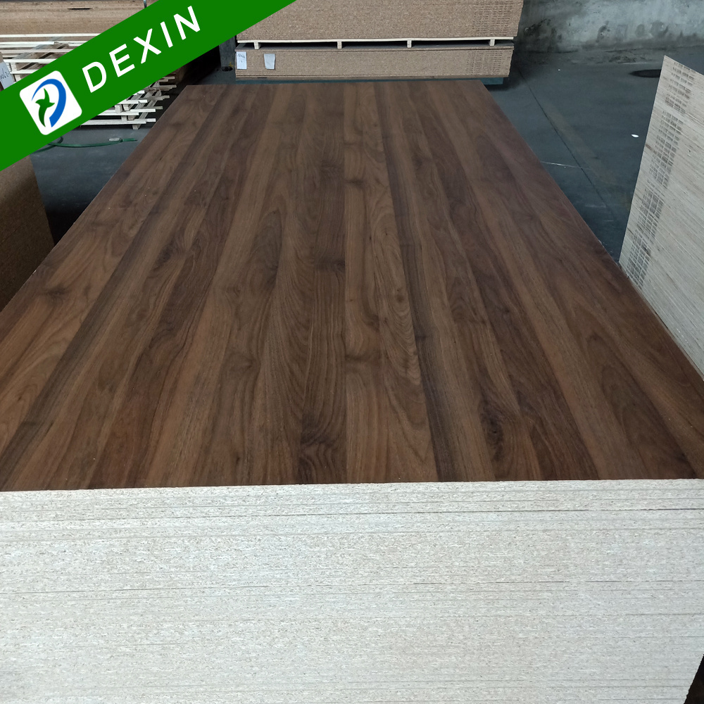 Economical 16mm 18mm Matt/ Textured/ Glossy Surface Melamine Laminated Particle Board/Chipboard for Bathroom Vanity