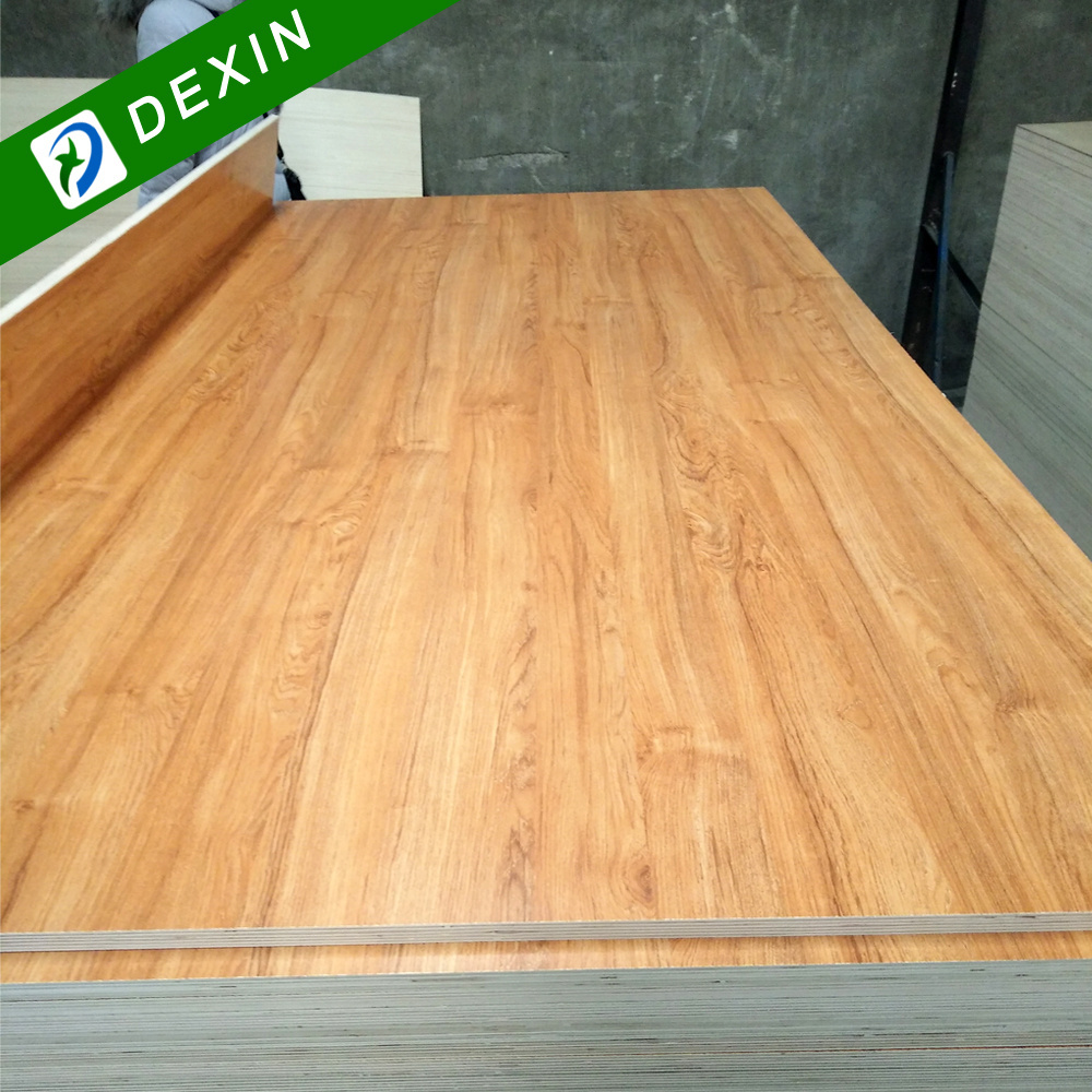 Customized Product E0/E1 Grade 18mm Melamine Laminated Marine Plywood for Cabinet