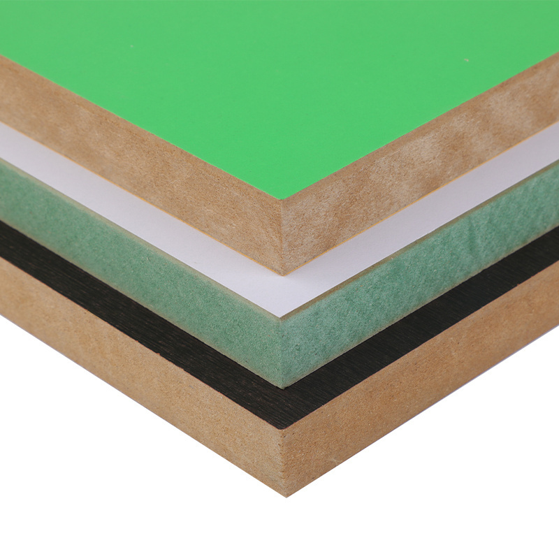 Melamine MDF Moisture Resistant MDF Board 18mm for Bathroom Cabinets