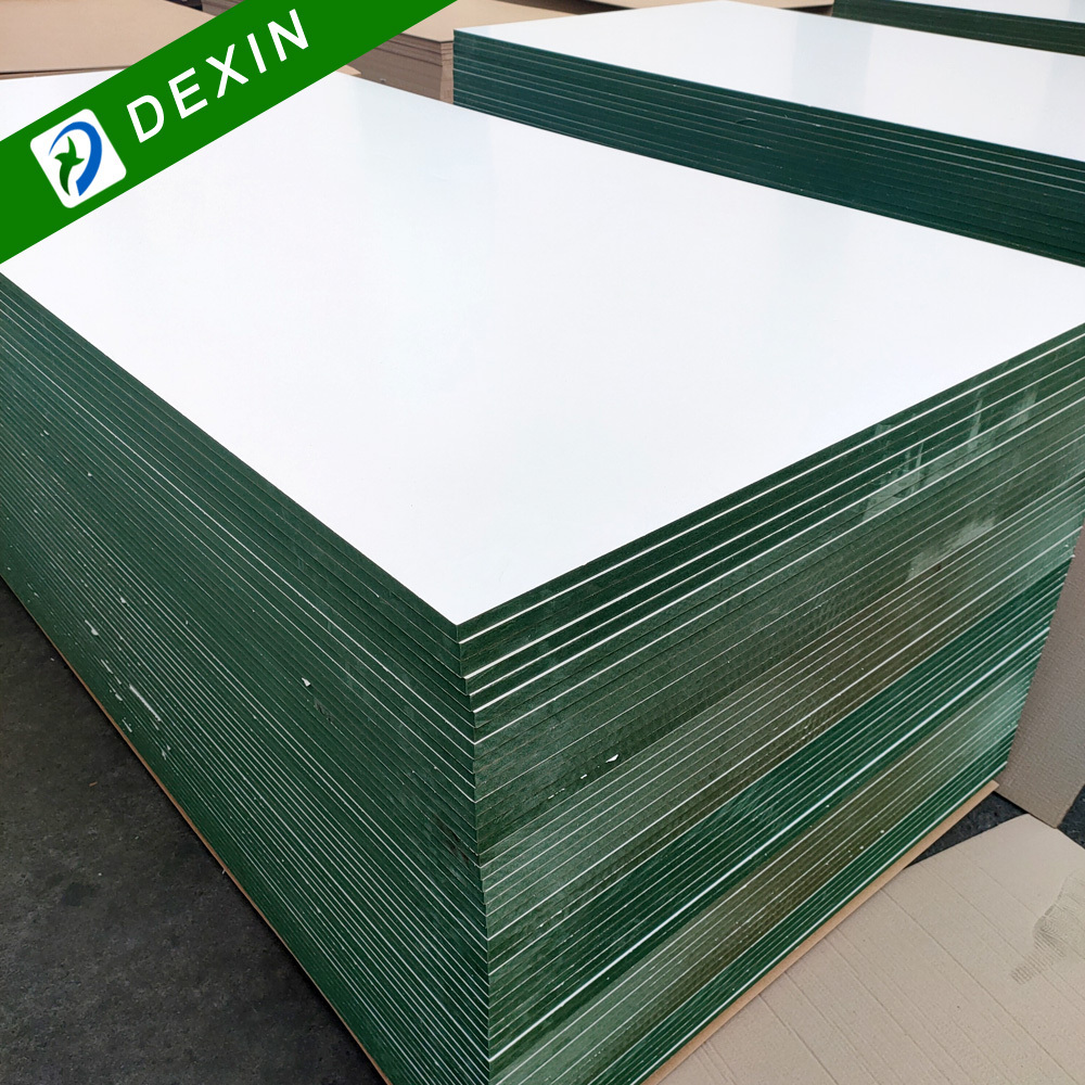 Melamine MDF Moisture Resistant MDF Board 18mm for Bathroom Cabinets