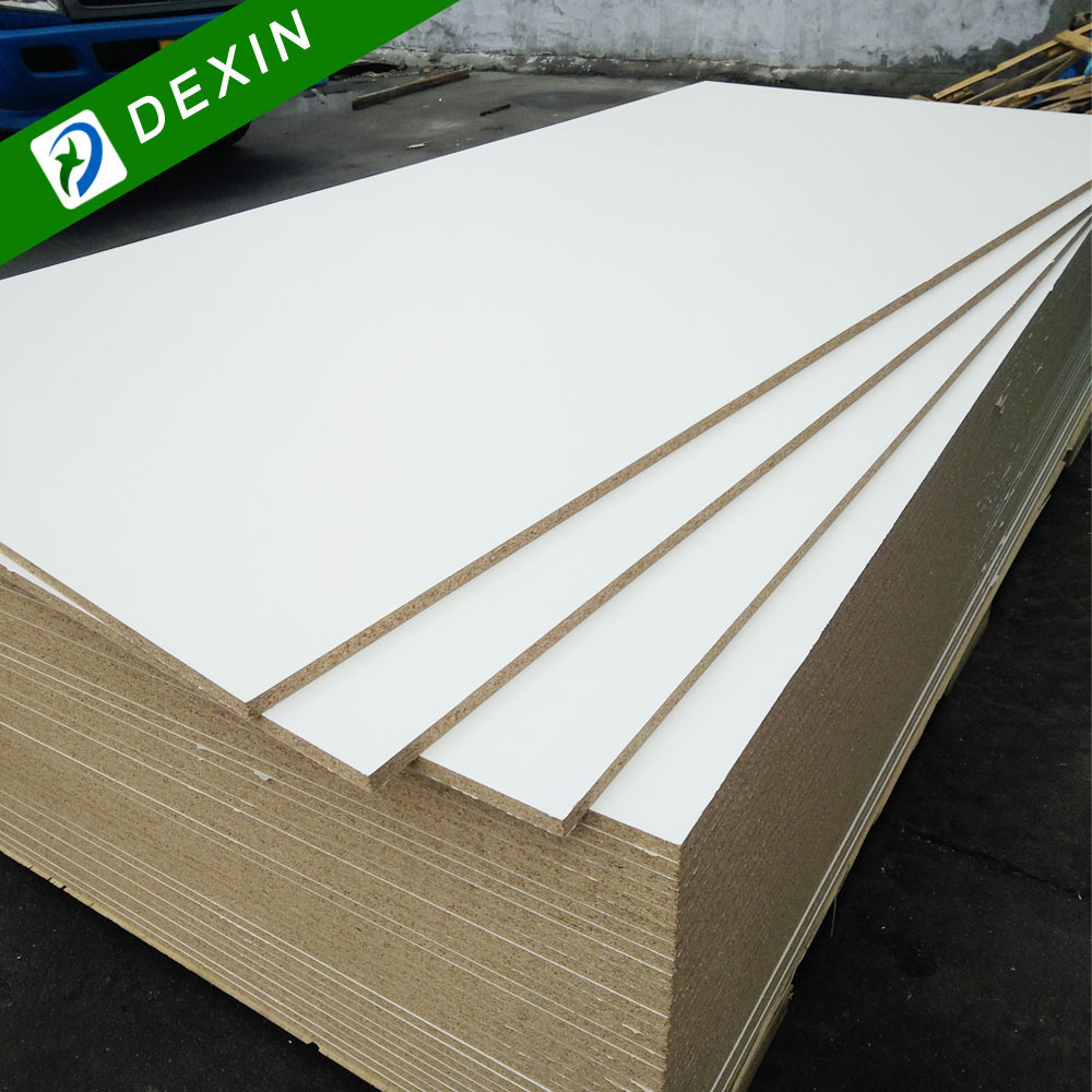 Economical 16mm 18mm Matt/ Textured/ Glossy Surface Melamine Laminated Particle Board/Chipboard for Bathroom Vanity