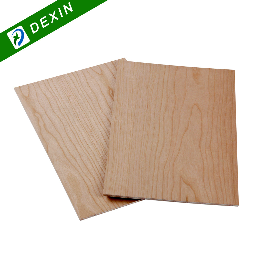 Natural or Recon Veneer Faced MDF or Particle Board for Decoration