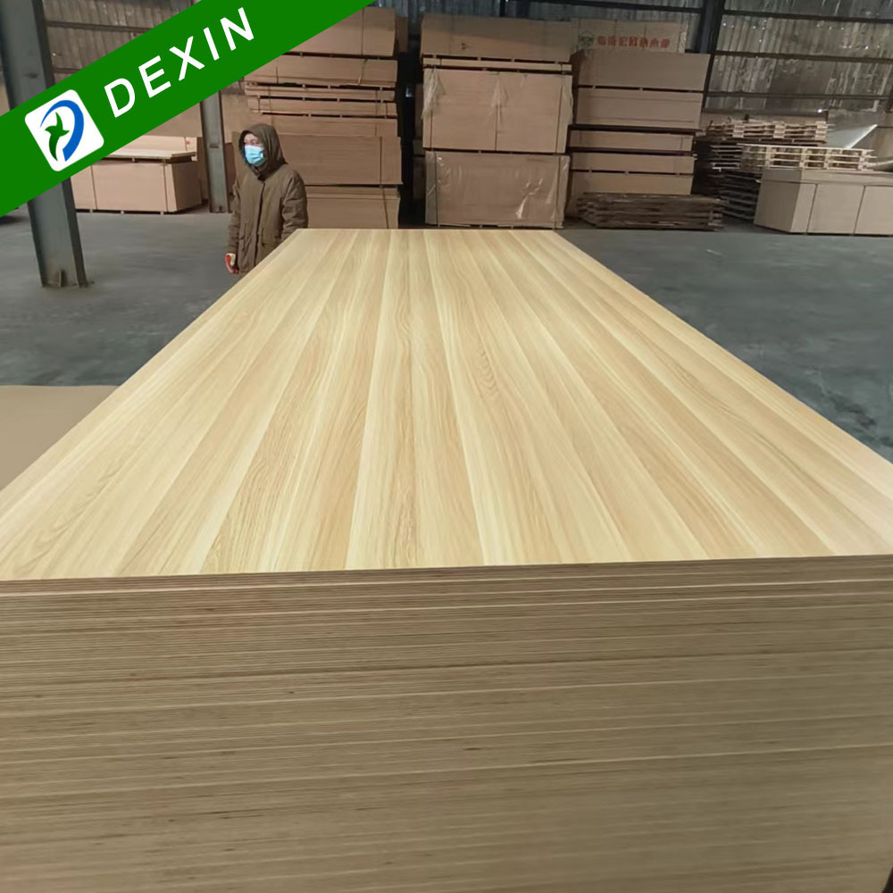 Popular Design 4x8 Double Face Laminated Waterproof Marine Plywood 18mm Melamine Plywood Sheet for Furniture