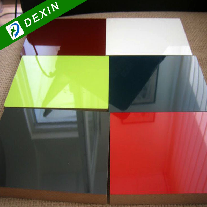 High Quality Water Resistant UV Melamine MDF Board Different Size High Gloss UV Board for Cabinet