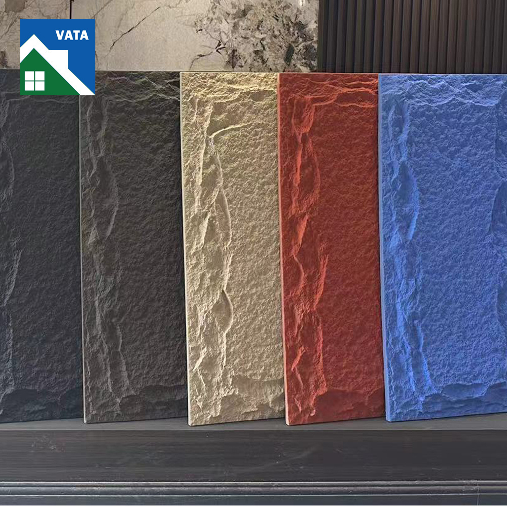 2024 New Arrival 1200*600mm Home Decoration Use Polyurethane Artificial Stone PU Stone Wall Panel