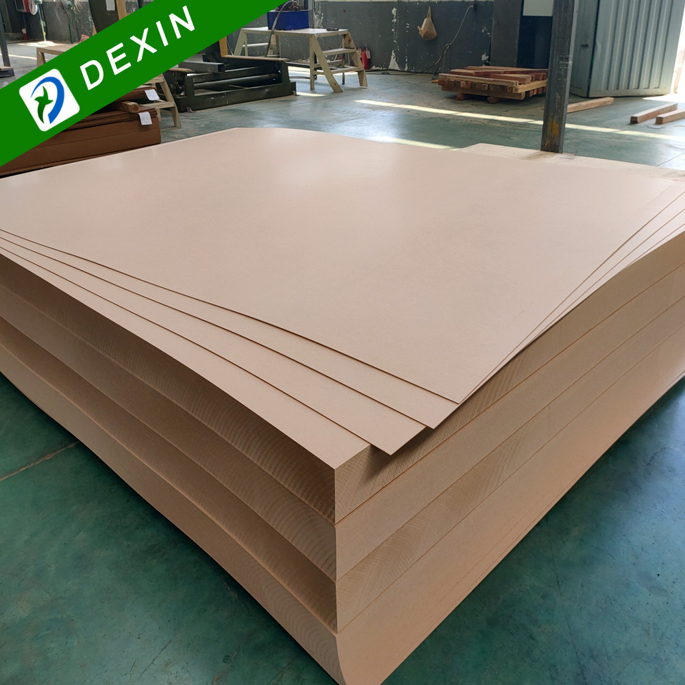 Professional Manufacturer 12 mm 16 mm 18 mm Plain/Raw MDF Board for Canada or Vietnam