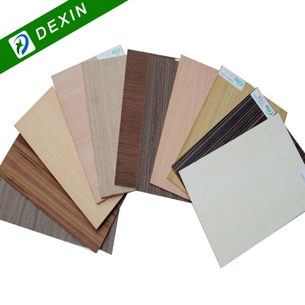 Natural or Recon Veneer Faced MDF or Particle Board for Decoration