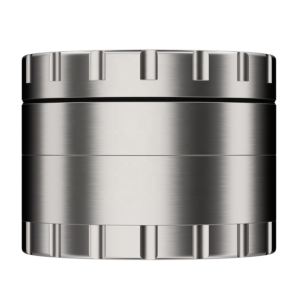 VAgrinders Premium Custom Logo Stainless Steel Smoking Portable Herb Grinder Silver Free OEM Logo