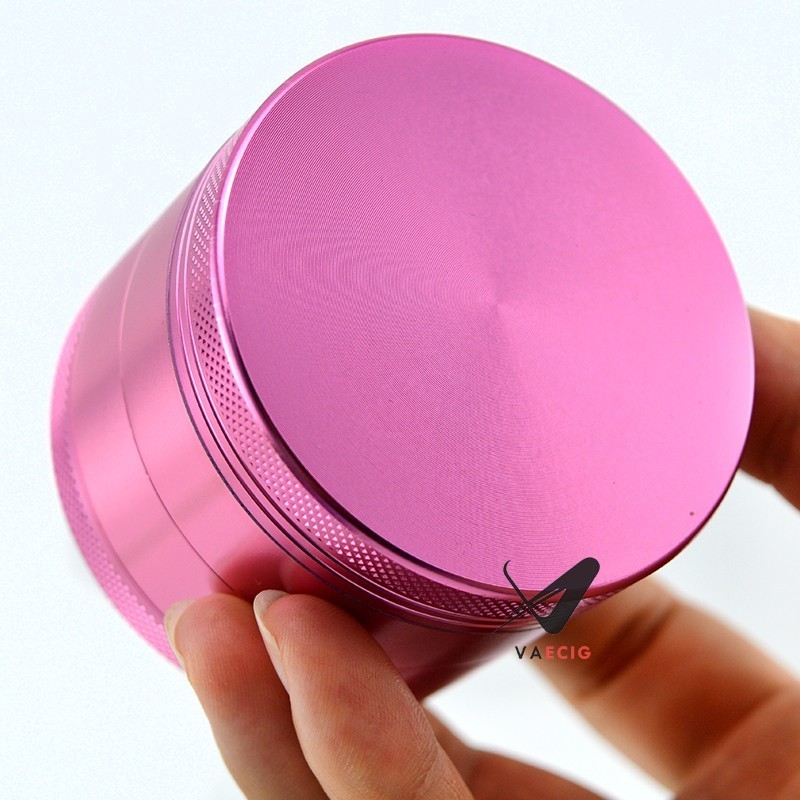 Vagrinders Wholesale Smoking Accessories Portable Industrial Pink Aluminum Alloy Herb Grinder Machine