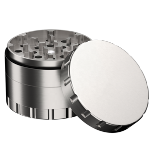 VAgrinders Premium Custom Logo Stainless Steel Smoking Portable Herb Grinder Silver Free OEM Logo