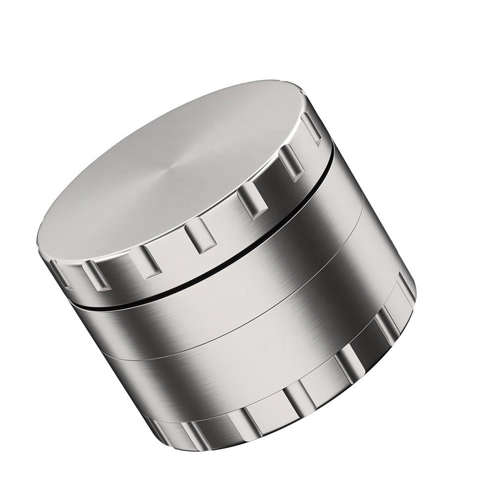 VAgrinders Premium Custom Logo Stainless Steel Smoking Portable Herb Grinder Silver Free OEM Logo