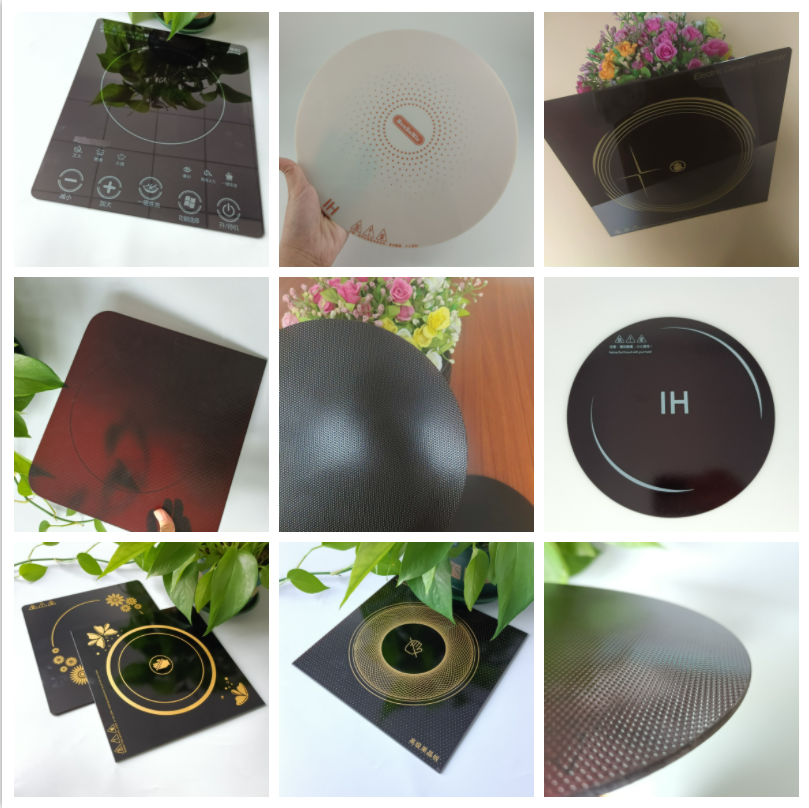 kitchen cooktop panel vetro ceramic glass ceramic printing glass gas stove top glass ceramic