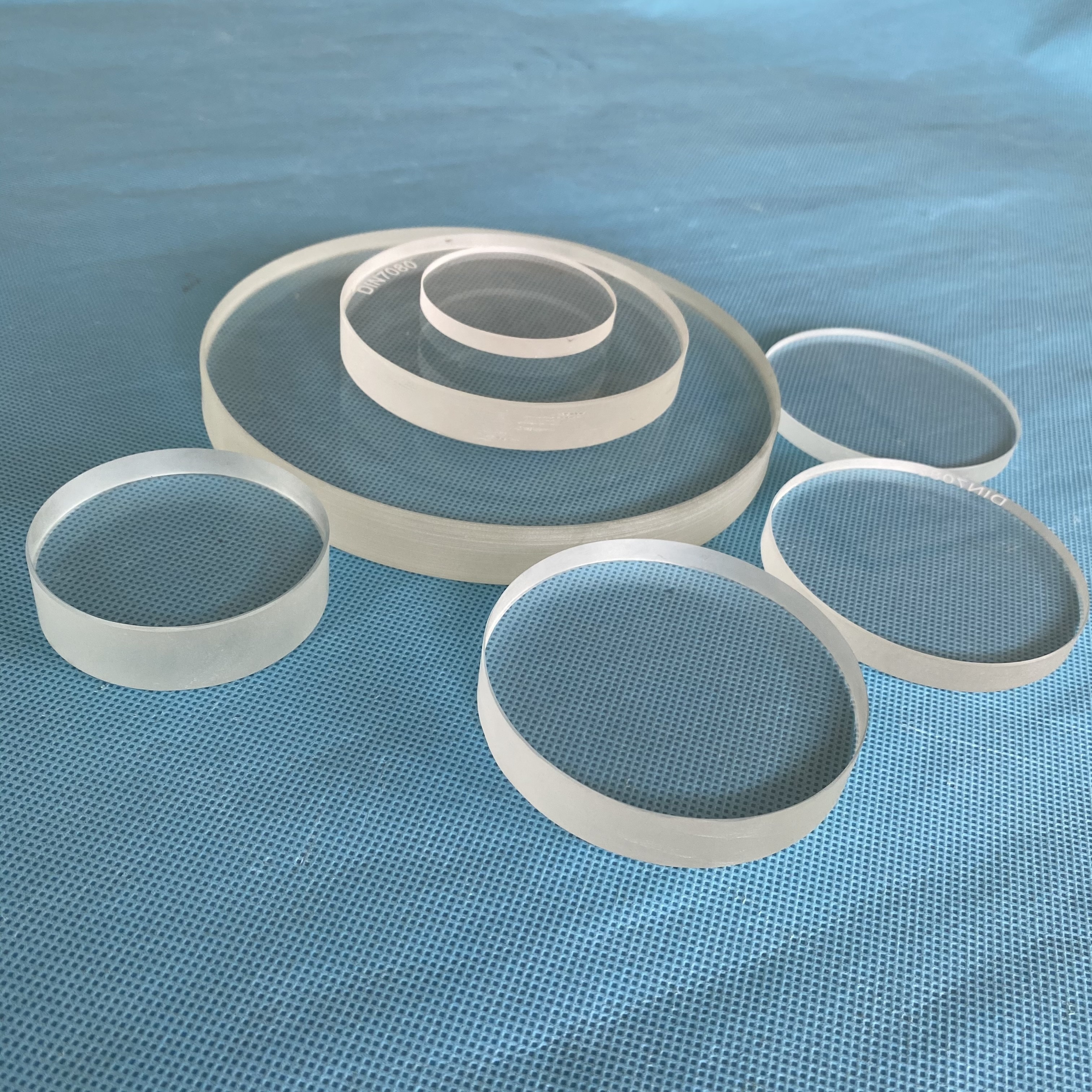 Tempered circle borosilicate glass disc borosilicate viewing window glass for boiler