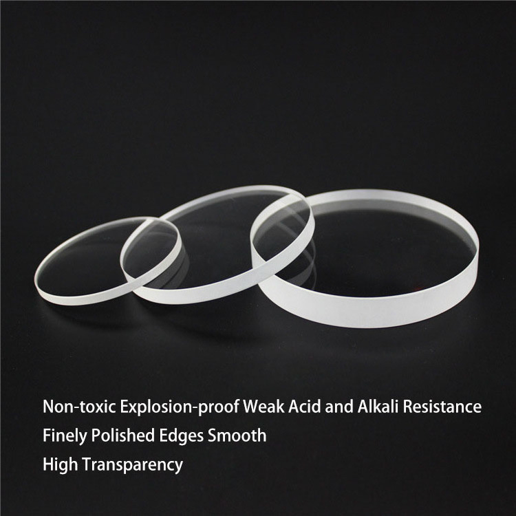 High Quality Borosilicate Glass for Telescope Mirror Blank Clear Round Glass Discs