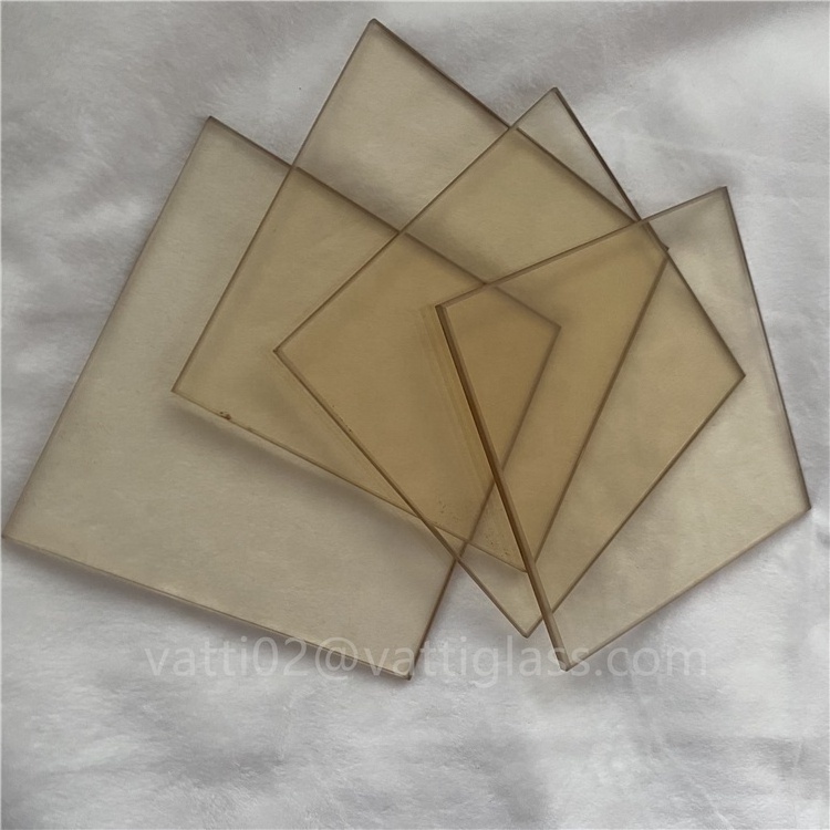 Heat-resistant Transparent ceramic glass 4MM 5MM Fireplace Glass Door, Ceramic Frit Glass