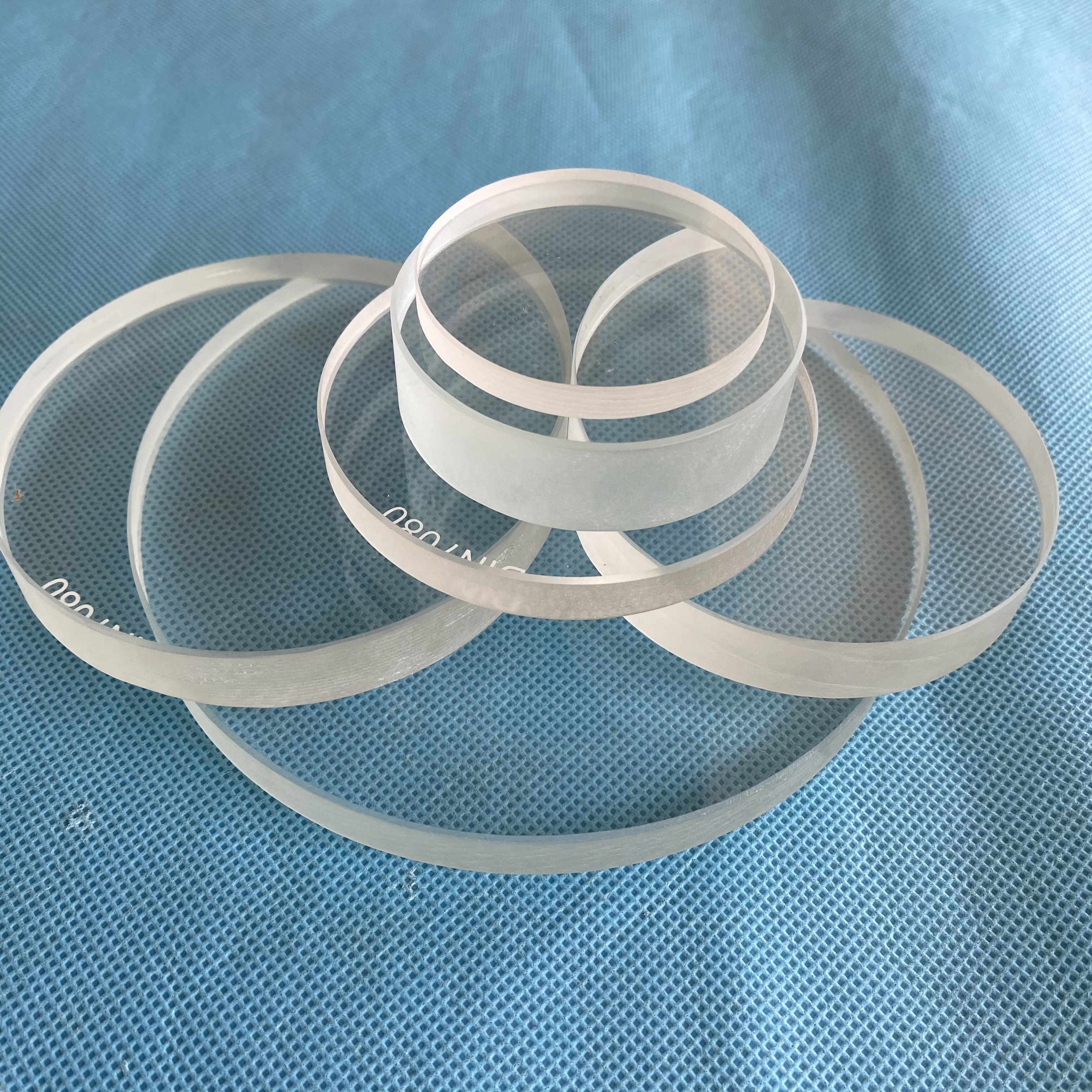 Tempered circle borosilicate glass disc high temperature glass, heat resistant quartz glass plate for boiler sight window